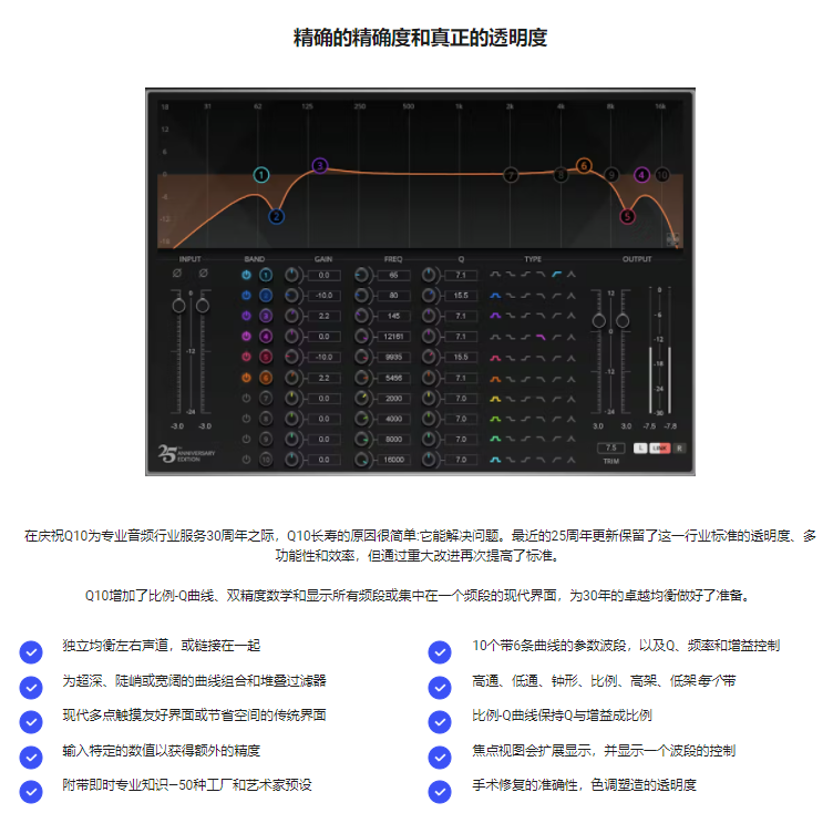 图片[3]-Waves Q10插件多段动态EQ控制效果器