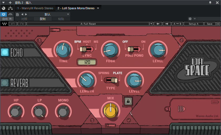 图片[2]-Lofi Space插件说唱弹簧板式混响效果器