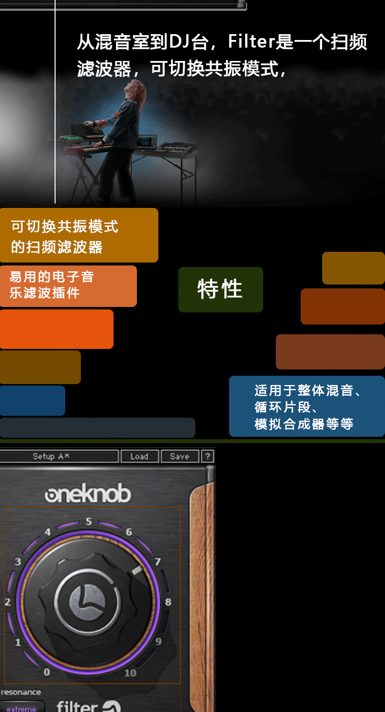 图片[5]-OneKnob Filter插件电子音乐滤波效果器