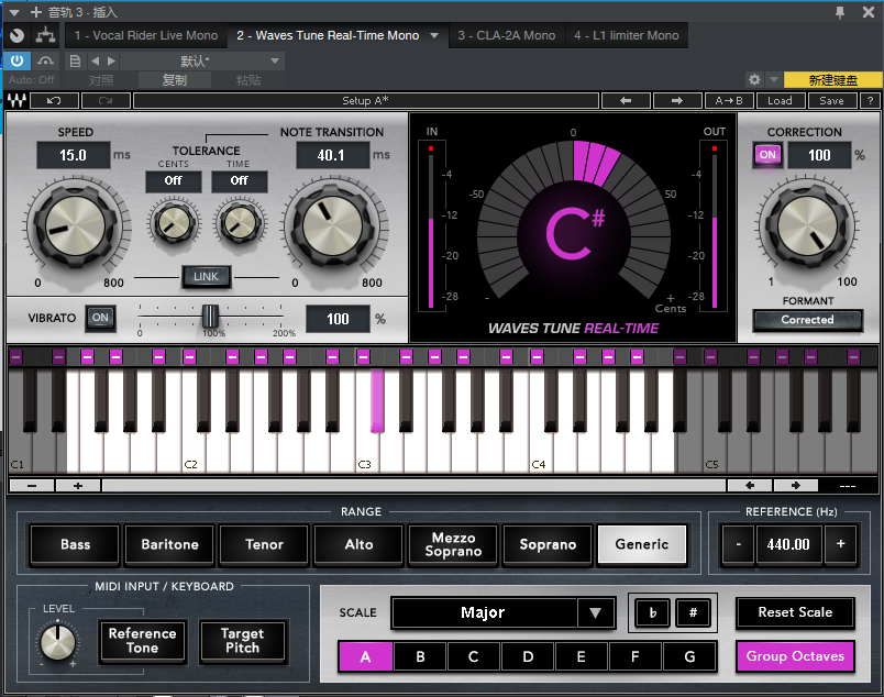 图片[4]-Waves Tune Real Time唱歌防跑调插件音准音高自动修正修音效果器