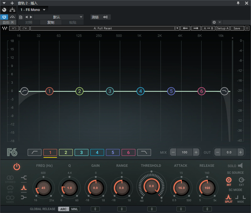 图片[2]-Waves F6插件多段动态EQ调节效果器