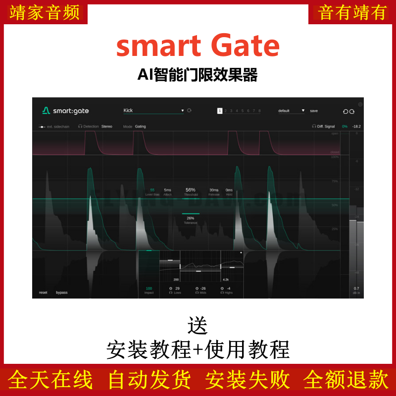 smartGate插件AI智能门限效果器