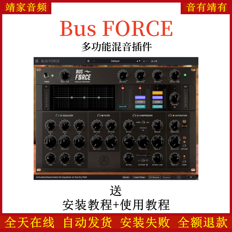 Bus FORCE插件多功能混音效果器