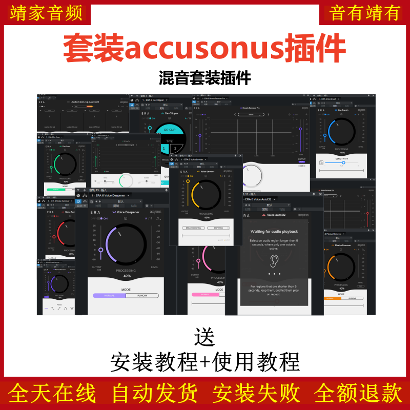 Accusonus ERA 6套装插件混音效果器