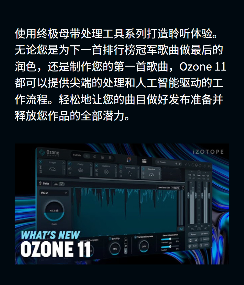 图片[9]-iZotope Ozone11臭氧插件人工智能AI一键母带效果器