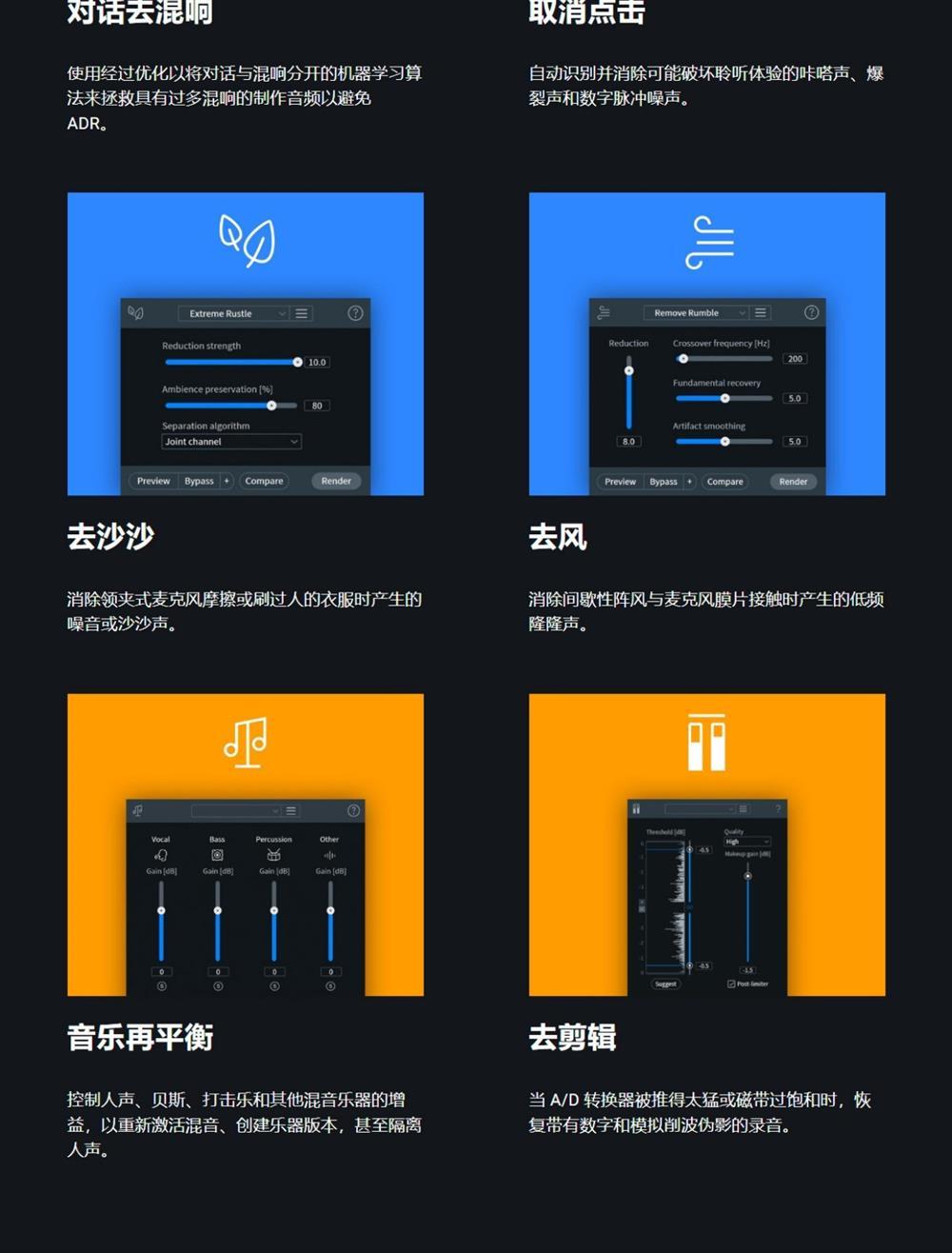 图片[14]-iZotope RX10插件去口水音降噪混音效果器提取伴奏消人声软件