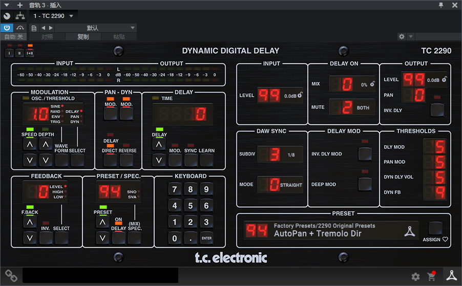 图片[2]-TC2290插件多功能延迟效果器