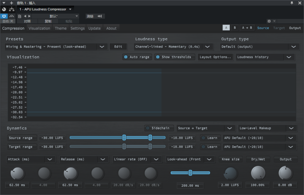 图片[2]-Loudness Compressor插件压缩扩展响度处理效果器