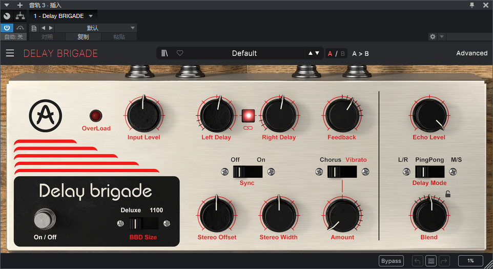 图片[2]-Delay BRIGADE插件多功能延迟效果器