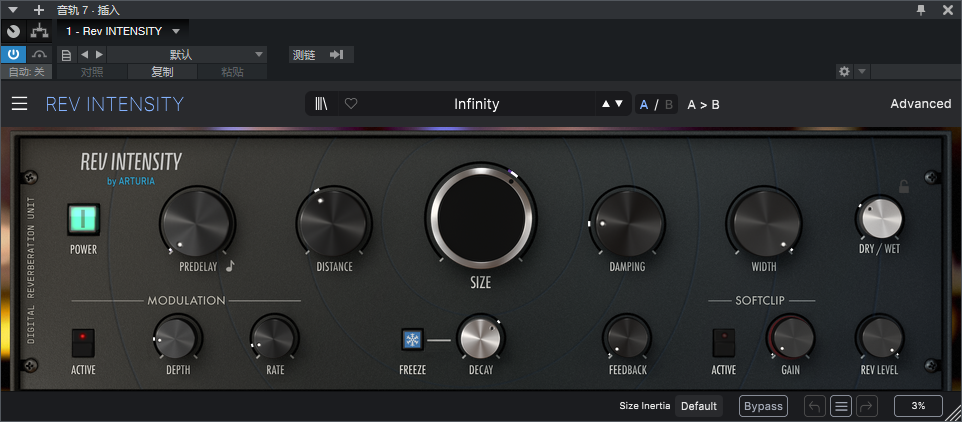 图片[2]-Rev INTENSITY插件经典混响效果器