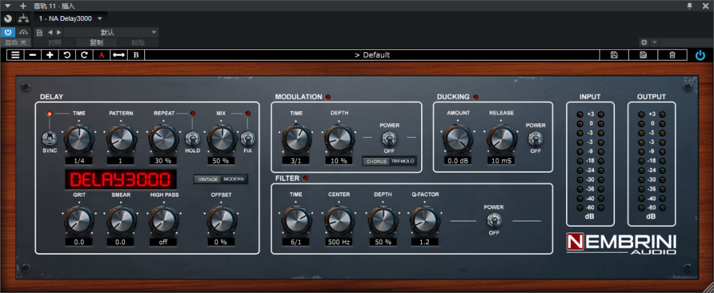 图片[2]-NA Delay3000插件立体声多种模式延迟效果器