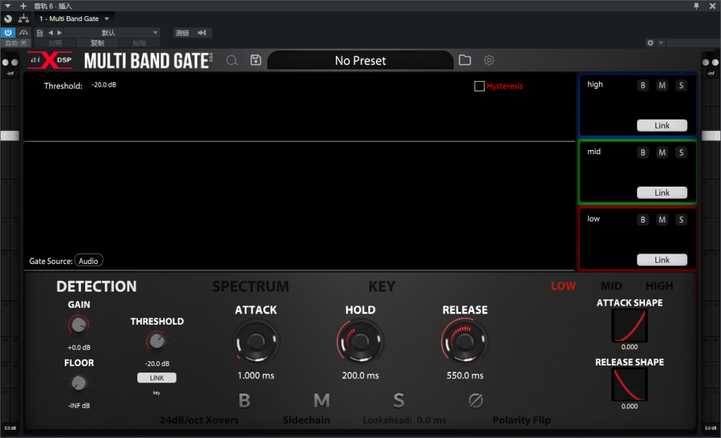 图片[2]-Multi Band Gate插件鼓组混音效果器