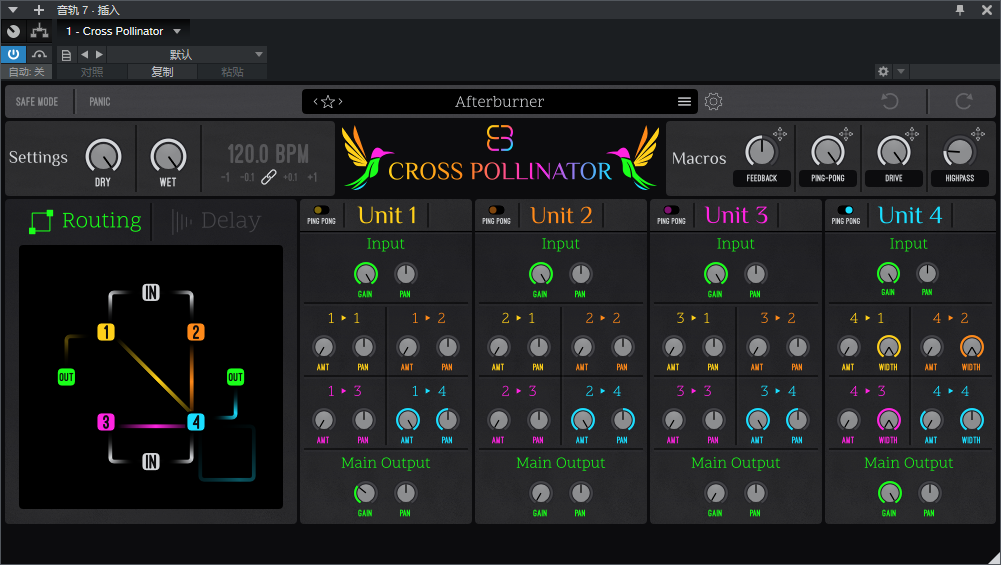 图片[2]-Cross Pollinator插件新型动态延迟效果器