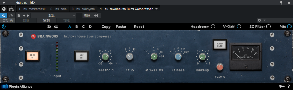 图片[2]-bx_townhouse Buss Compressor插件母带总线压缩效果器