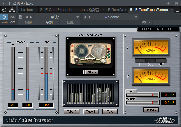 图片[2]-E-TubeTape Warmer均衡VST2效果器32位插件