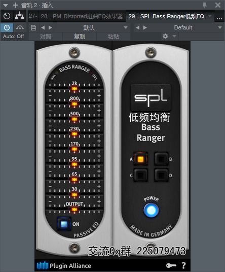 图片[2]-SPL Bass Ranger低频EQ均衡VST2效果器32位插件