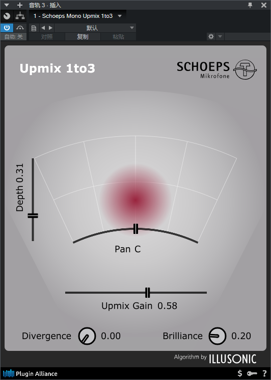 图片[2]-Schoeps Mono Upmix插件单声道变LCR或立体声效果器