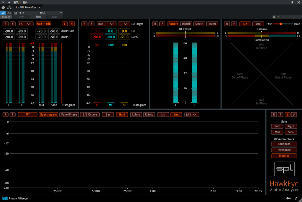 图片[2]-SPL HawkEye插件频谱监测分析仪效果器