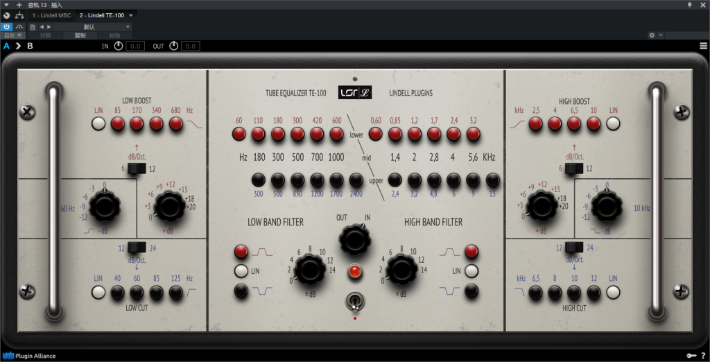 图片[2]-Lindell TE-100插件温暖人声压缩均衡效果器