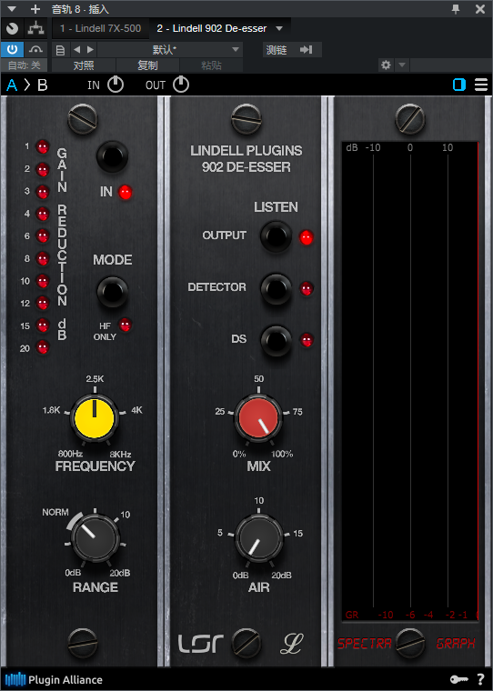 图片[2]-Lindell 902 De-esser插件消除刺耳声去除齿音效果器