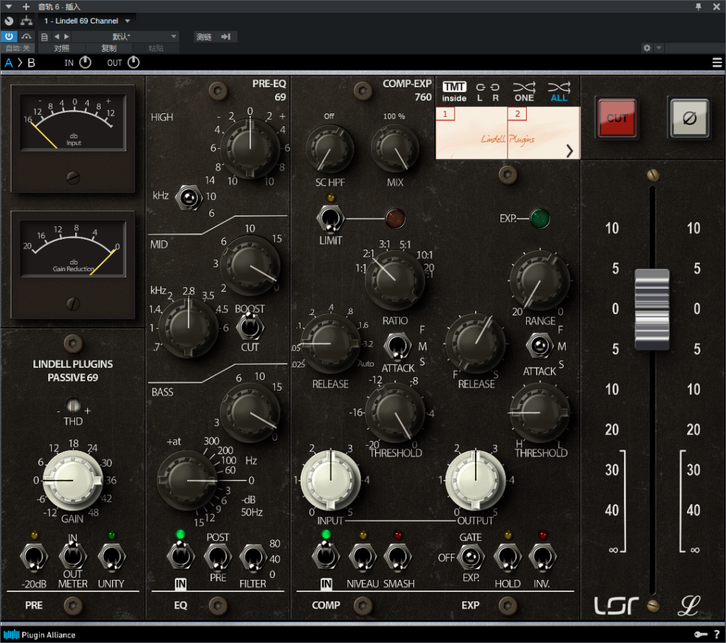 图片[3]-Lindell 69插件经典均衡限幅压缩效果器