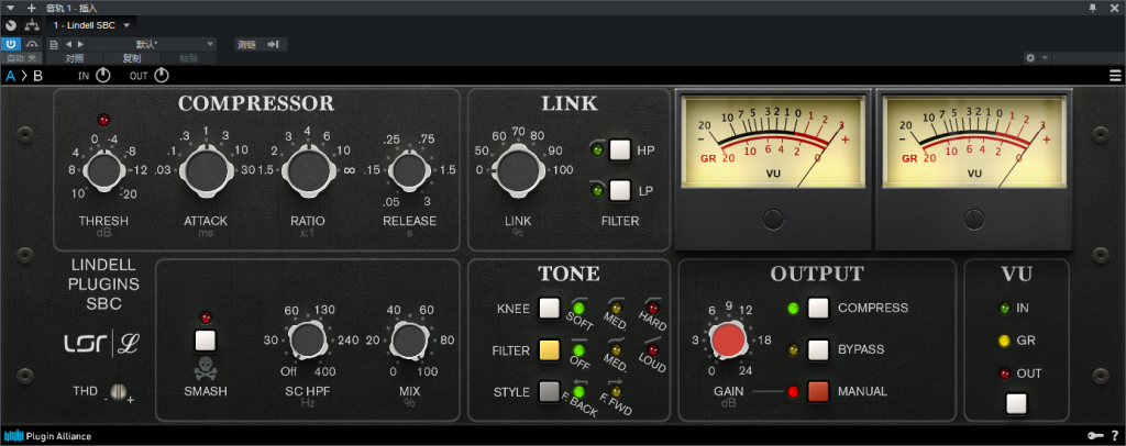 图片[2]-Lindell SBC插件平滑有力经典压缩效果器