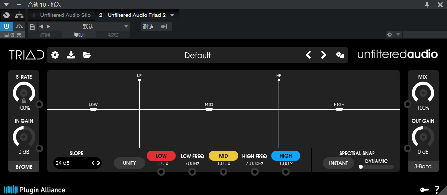 图片[2]-Unfiltered Audio Triad插件多功能失真延迟混响变调效果器