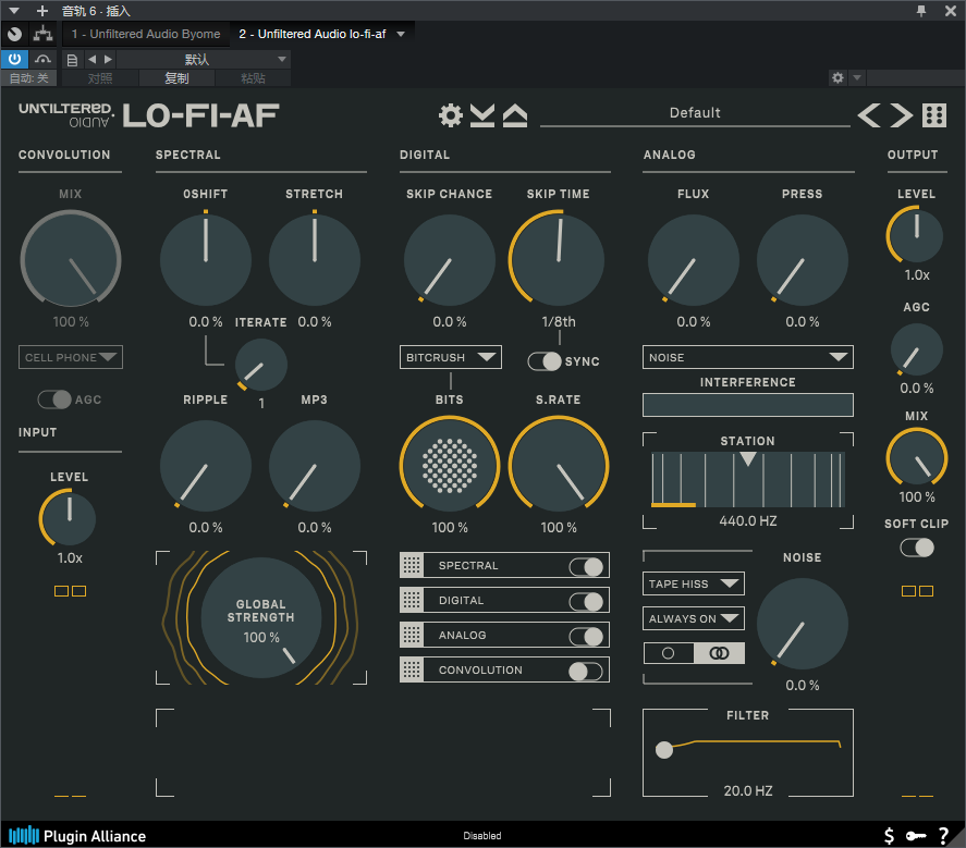 图片[2]-Unfiltered Audio lo-fl-af插件多功能混音效果器