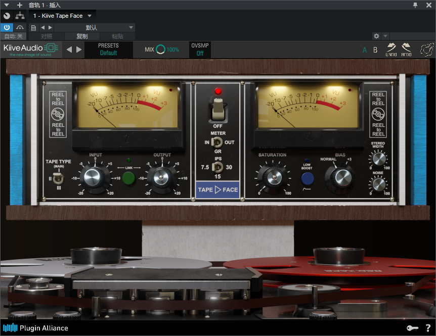 图片[2]-Kiive Tape Face插件磁带饱和压缩效果器