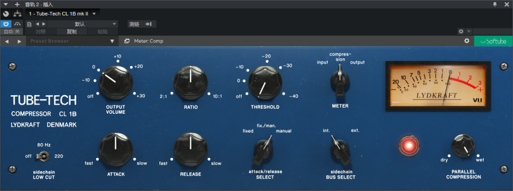 图片[2]-Tube-Tech CL 1B mk II插件干净温暖人声音染压缩效果器