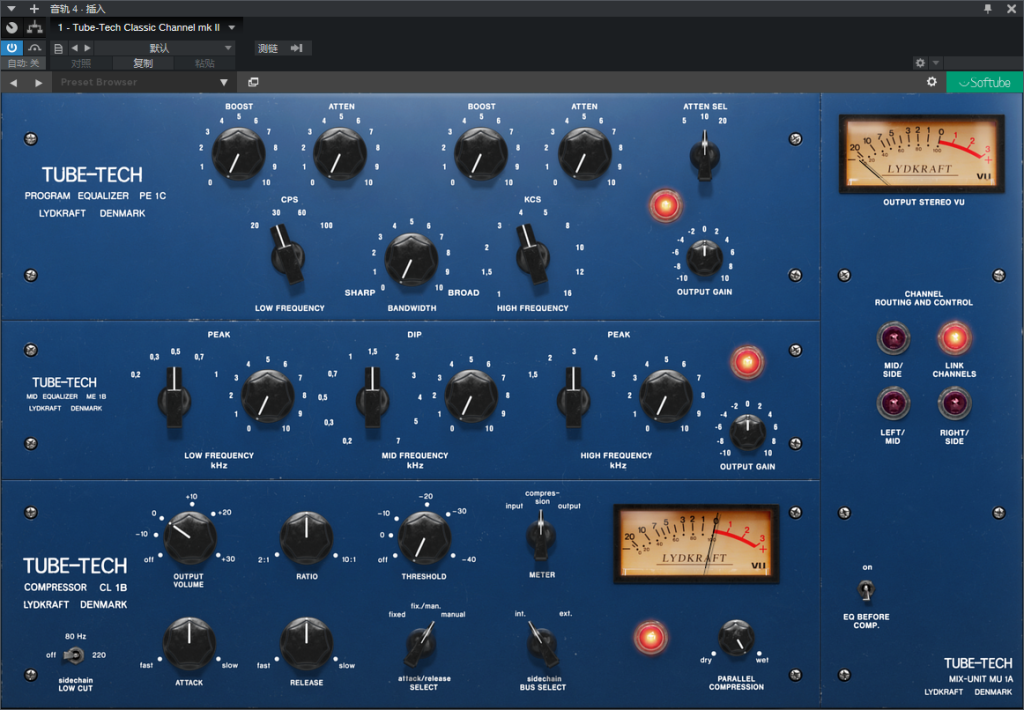 图片[2]-Tube-Tech Classic Channel mk ll插件现代流行音乐制作必备效果器