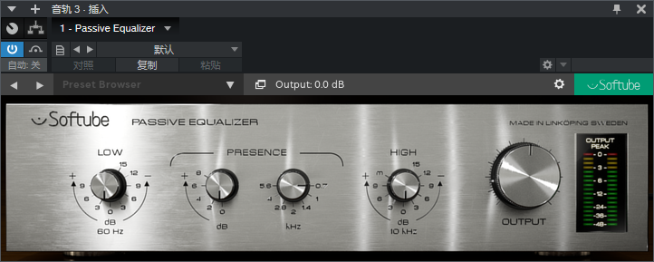 图片[2]-Passive Equalizer插件干净透明音染均衡效果器