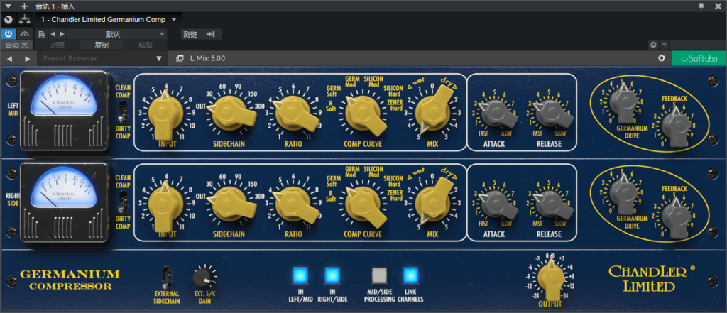 图片[2]-Chandler Limited Germanium Comp插件增添声音厚实感干净音色压缩效果器