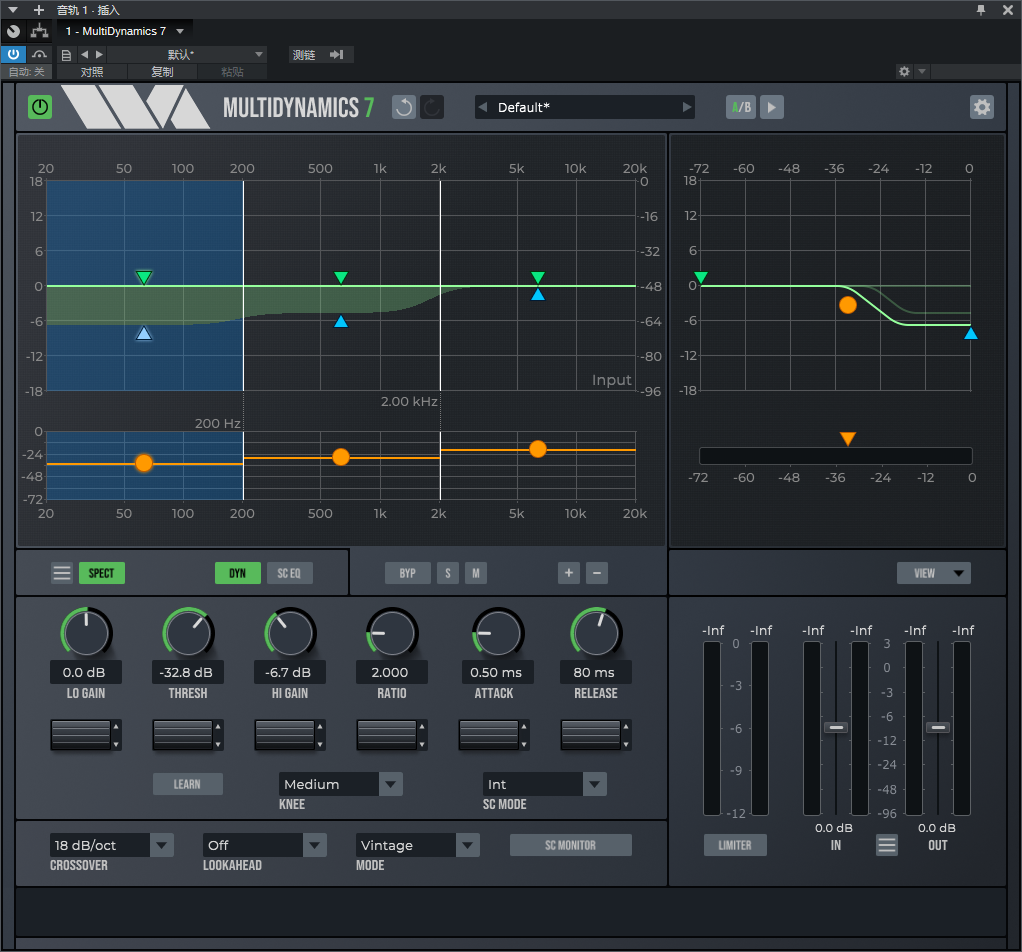 图片[2]-MultiDynamics 7插件多段动态均衡压缩效果器