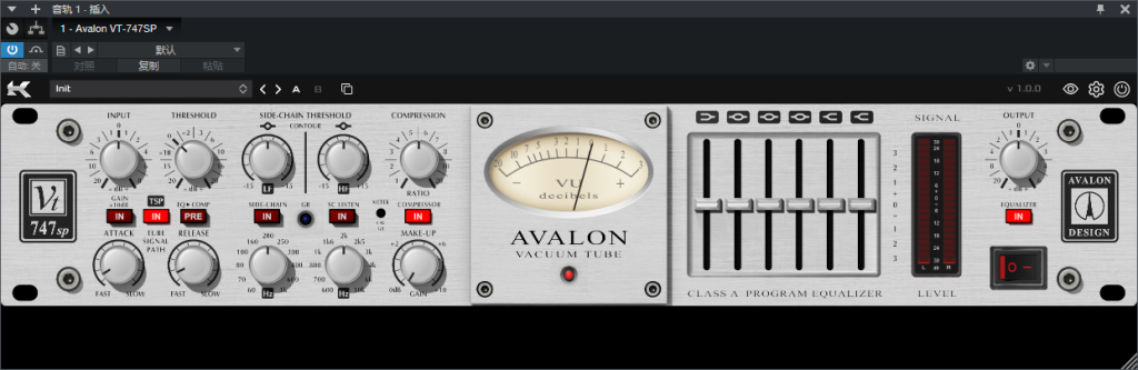 图片[2]-Avalon VT-747SP插件立体声总线压缩母带均衡效果器
