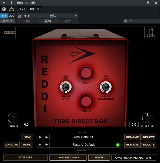 图片[2]-REDDI效果器传奇电子管甜蜜低音DI盒前置放大器插件