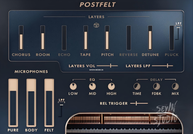 图片[2]-PostFelt新立式毛毡库钢琴音源音色—KONTAKT音源（4G）