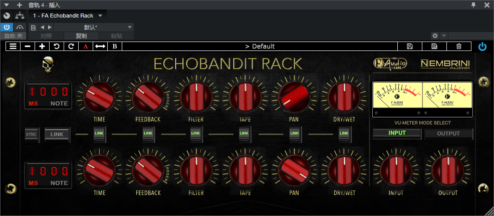 图片[3]-FA Echobandit插件模拟磁带回声延迟效果器