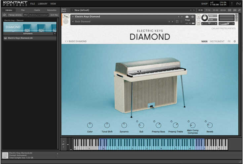 图片[2]-Electric Keys Diamond复古电钢琴音源音色—KONTAKT音源（4G）