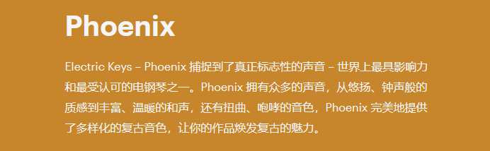 图片[5]-Electric Keys Phoenix复古电钢琴音源音色—KONTAKT音源（4G）