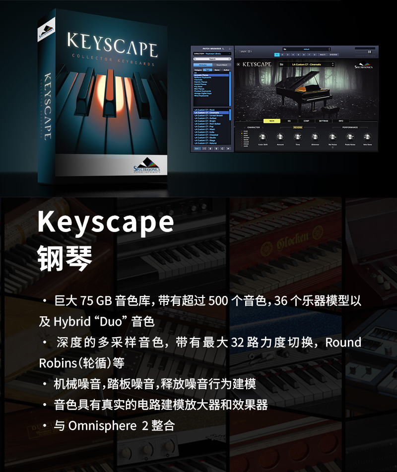 图片[5]-Spectrasonics四巨头编曲音源Stylus RMX/Omnisphere 2/Keyscape/Trilian音源插件