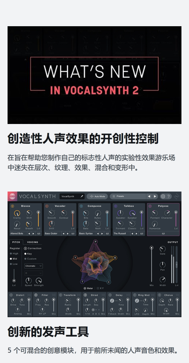 图片[6]-iZotope VocalSynth插件人声电音/变音/颤音/搞怪效果器