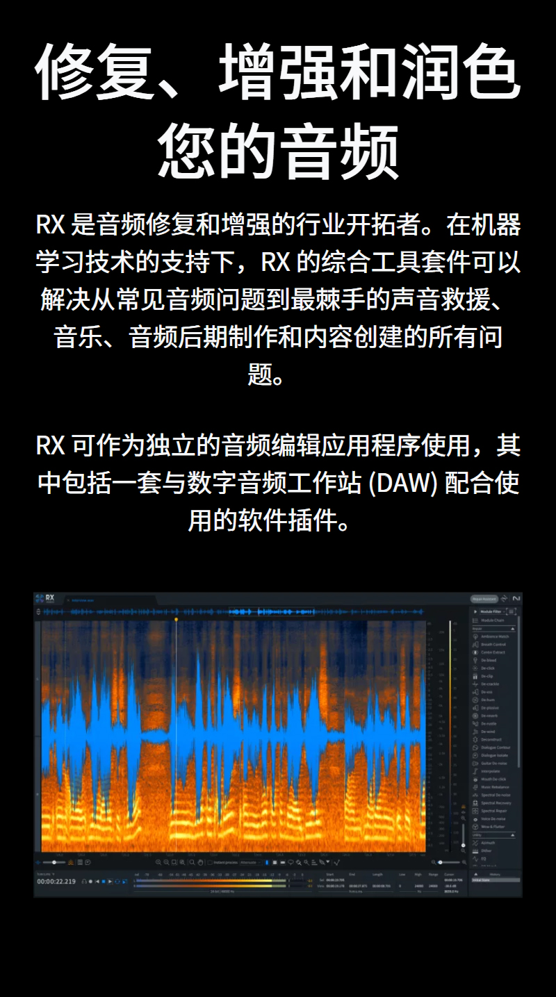 图片[6]-iZotope RX11插件去口水音降噪混音效果器提取伴奏消人声软件