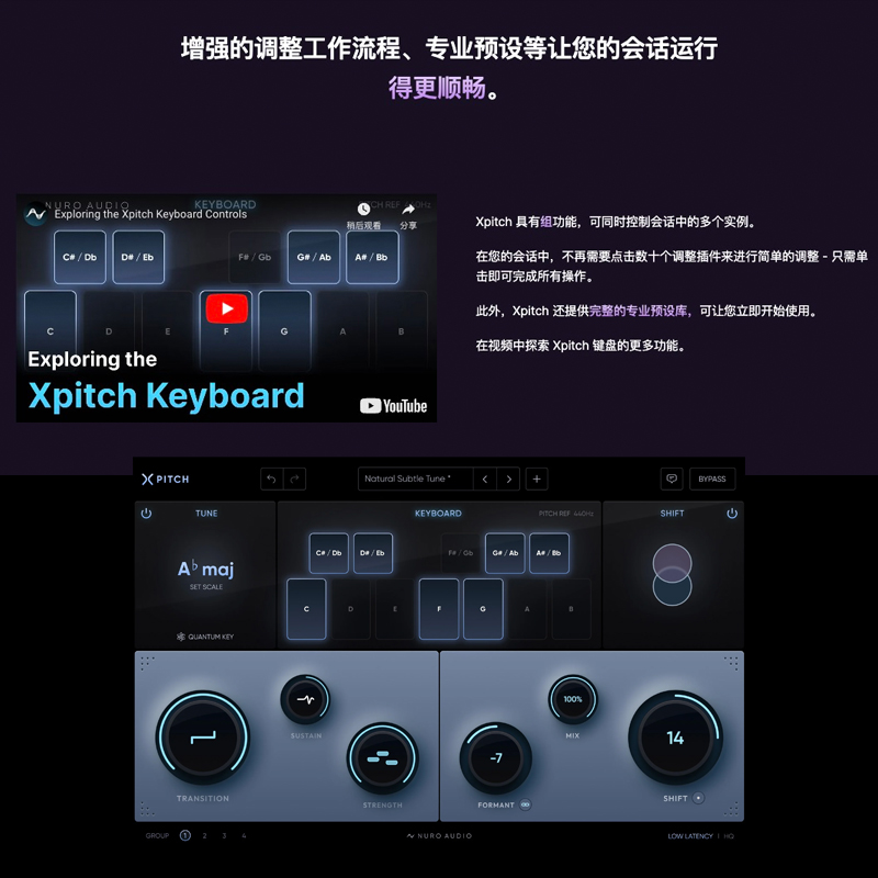 图片[7]-Xpitch插件零延迟实时修音唱歌防跑调音准自动修正效果器