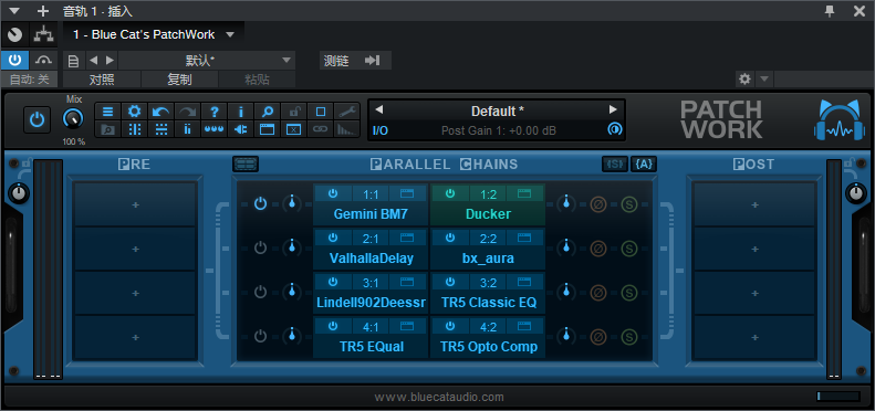 图片[2]-Blue Cat's Patchwork插件蓝猫桥接器ProTools插件桥接嫁接工具