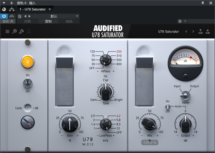 图片[2]-U78 Saturator效果器独特饱和压缩器混音编曲调音VST音频插件