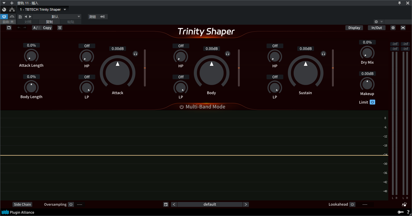 图片[2]-TBTECH Trinity Shaper插件三体科技单段/多段瞬态塑型效果器