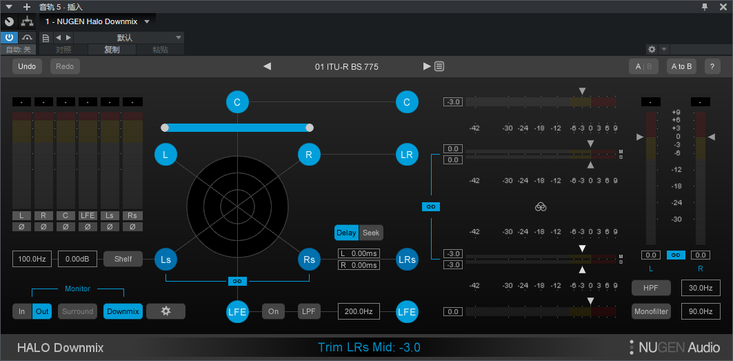 图片[2]-NUGEN Halo Downmix插件立体声环绕3D影视音频后期处理调音效果器