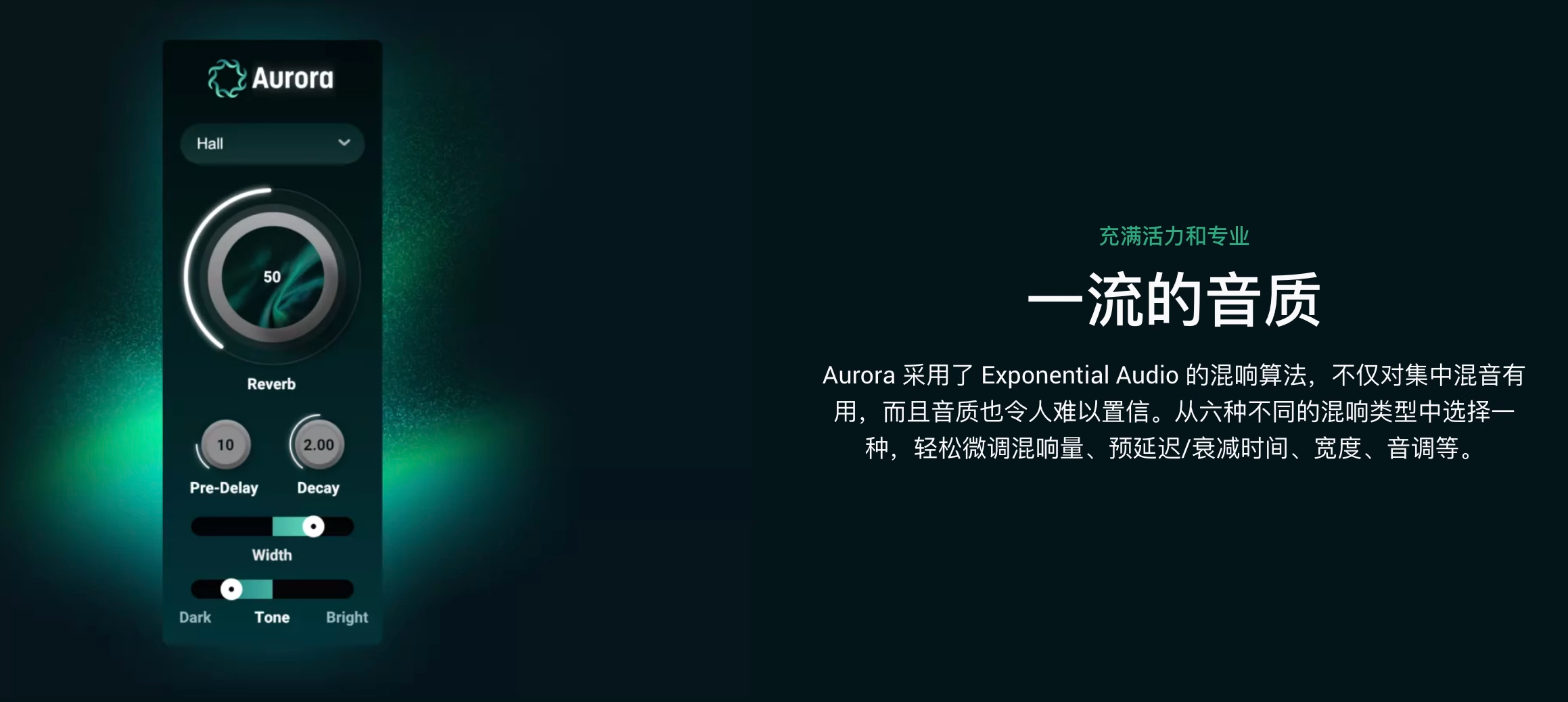 图片[5]-iZotope Aurora插件智能AI混响效果器自适应去遮蔽人声乐器插件