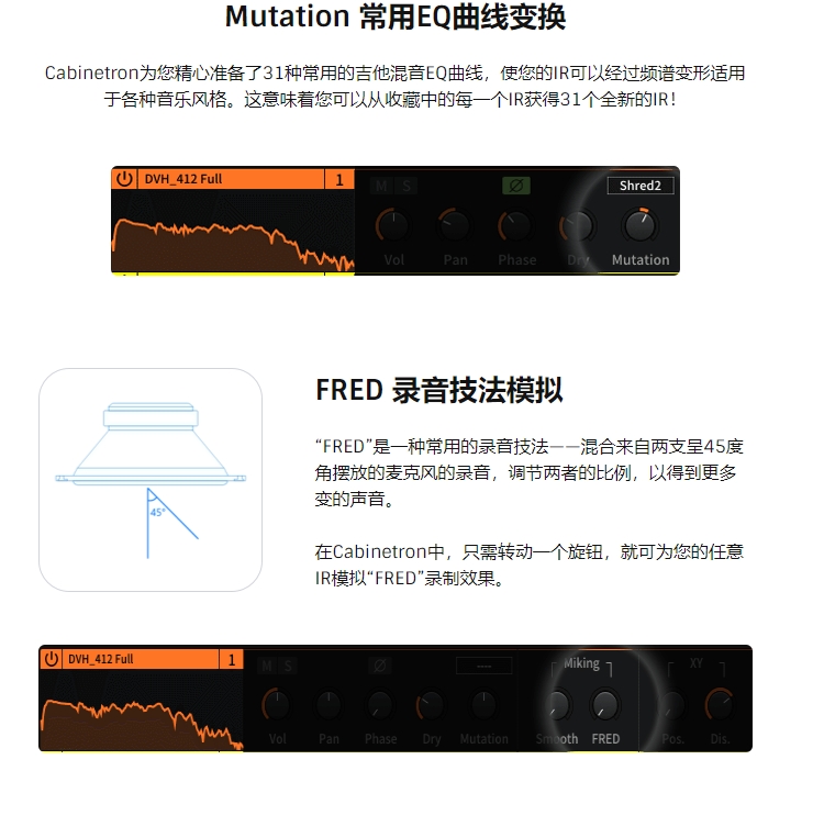 图片[10]-Cabinetron插件三体声音科技吉他箱体模拟设计的音频处理效果器